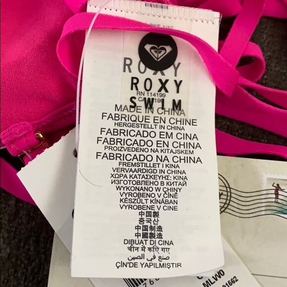 Roxy Surf Essentials Fringe Bandeau Bikini top - Picture 7 of 7